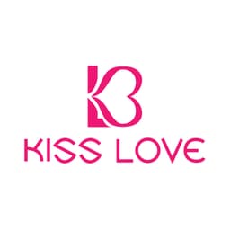 Kiss love Hair Logo