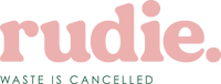 Rudie Waste Is Cancelled Logo